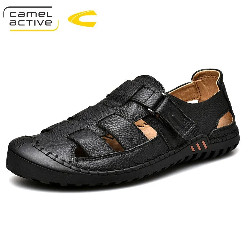 ALCUBIEREE Mens Closed Toe Sandals