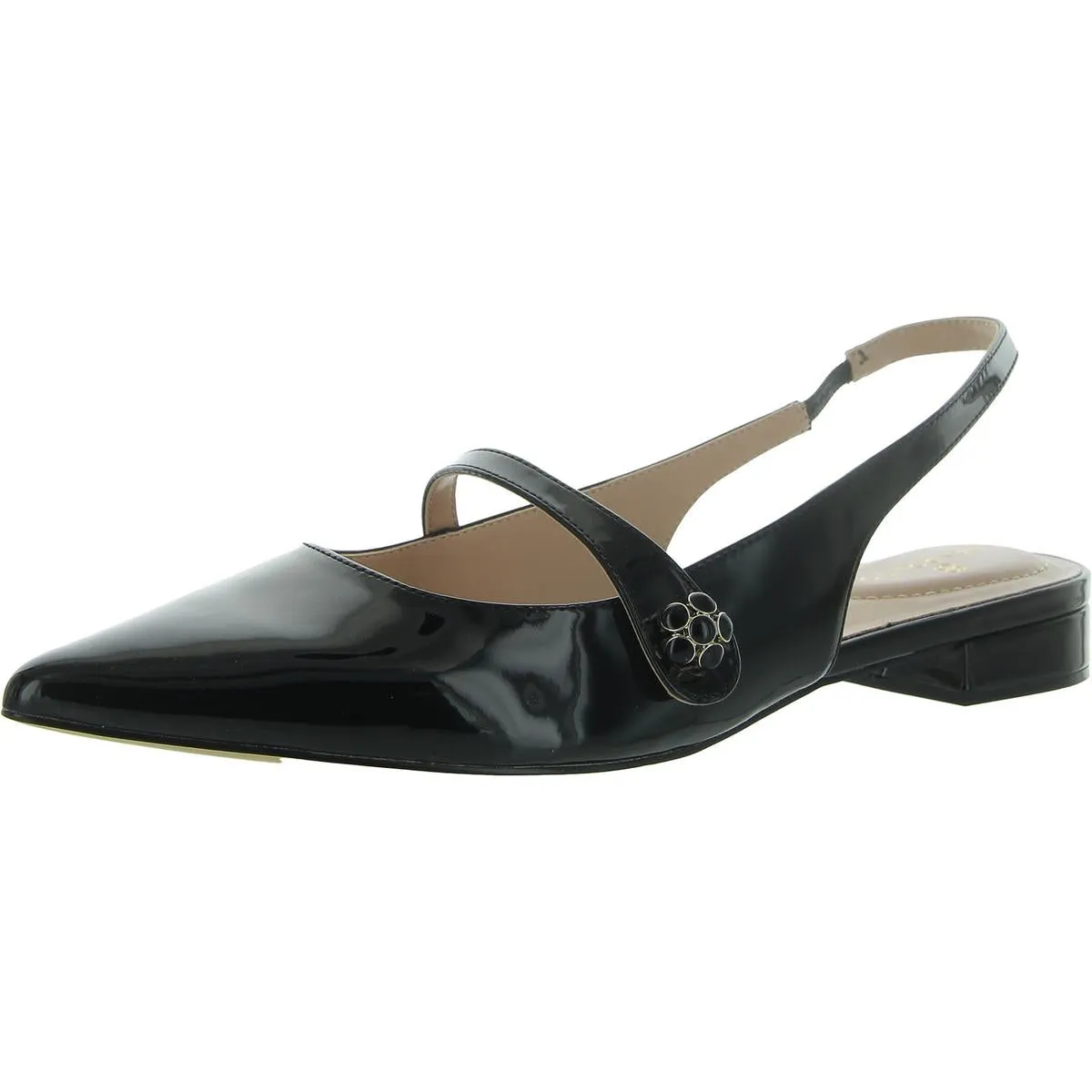 Bandolino Womens Aubriana 3 Patent Mary Jane Slingbacks