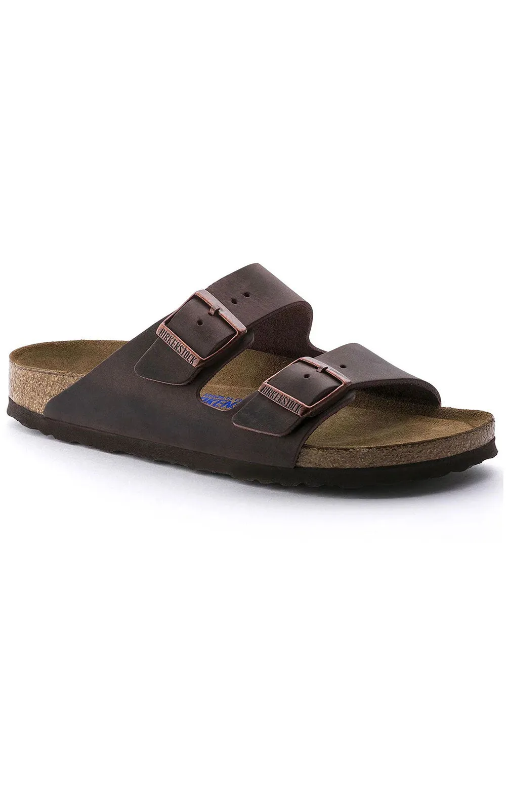 Birkenstock Arizona Soft Footbed Sandals Oiled Nubuck Habana