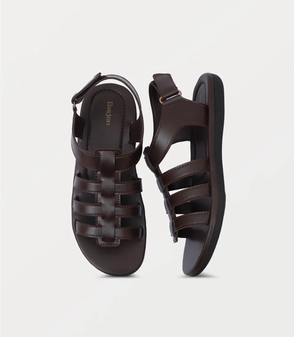 BM6828-ESPRESSO-Men Sandal