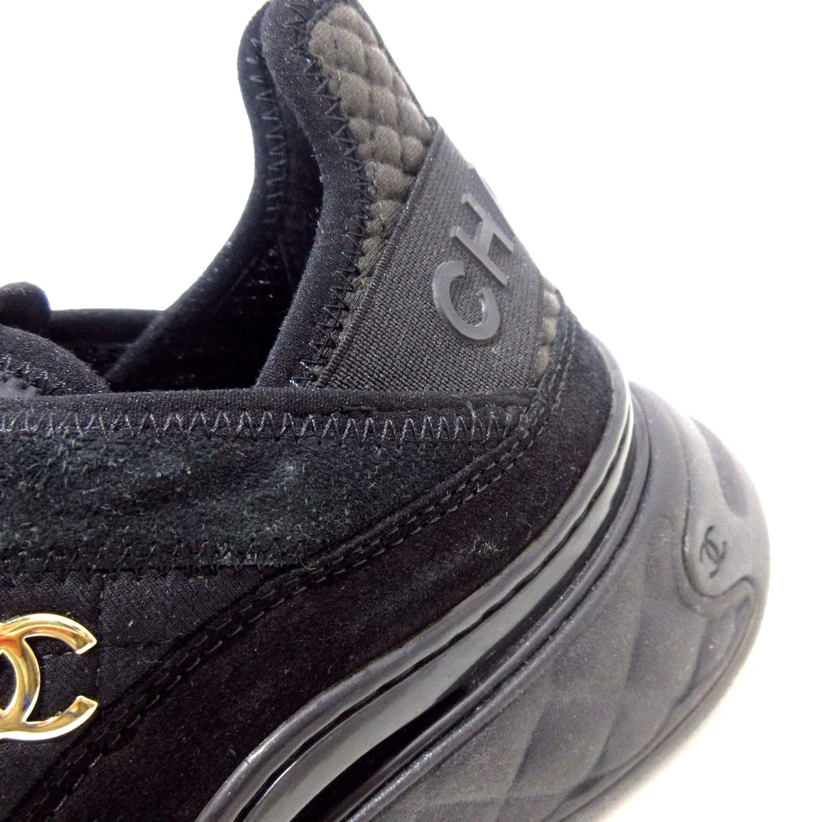 Chanel Black Trainers 40