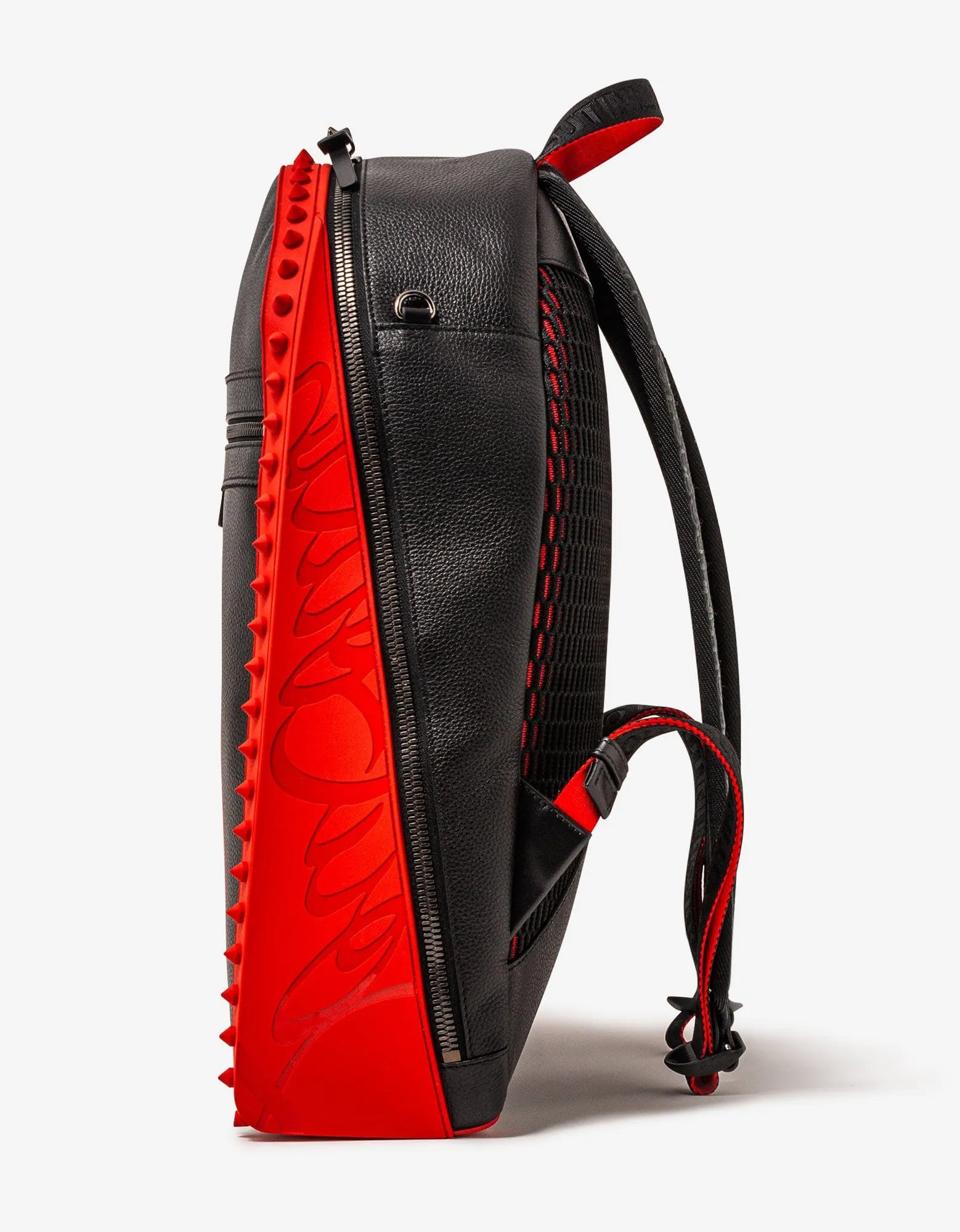 Christian Louboutin Backparis Black Leather Backpack