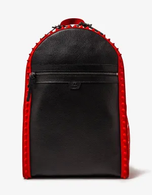 Christian Louboutin Backparis Black Leather Backpack