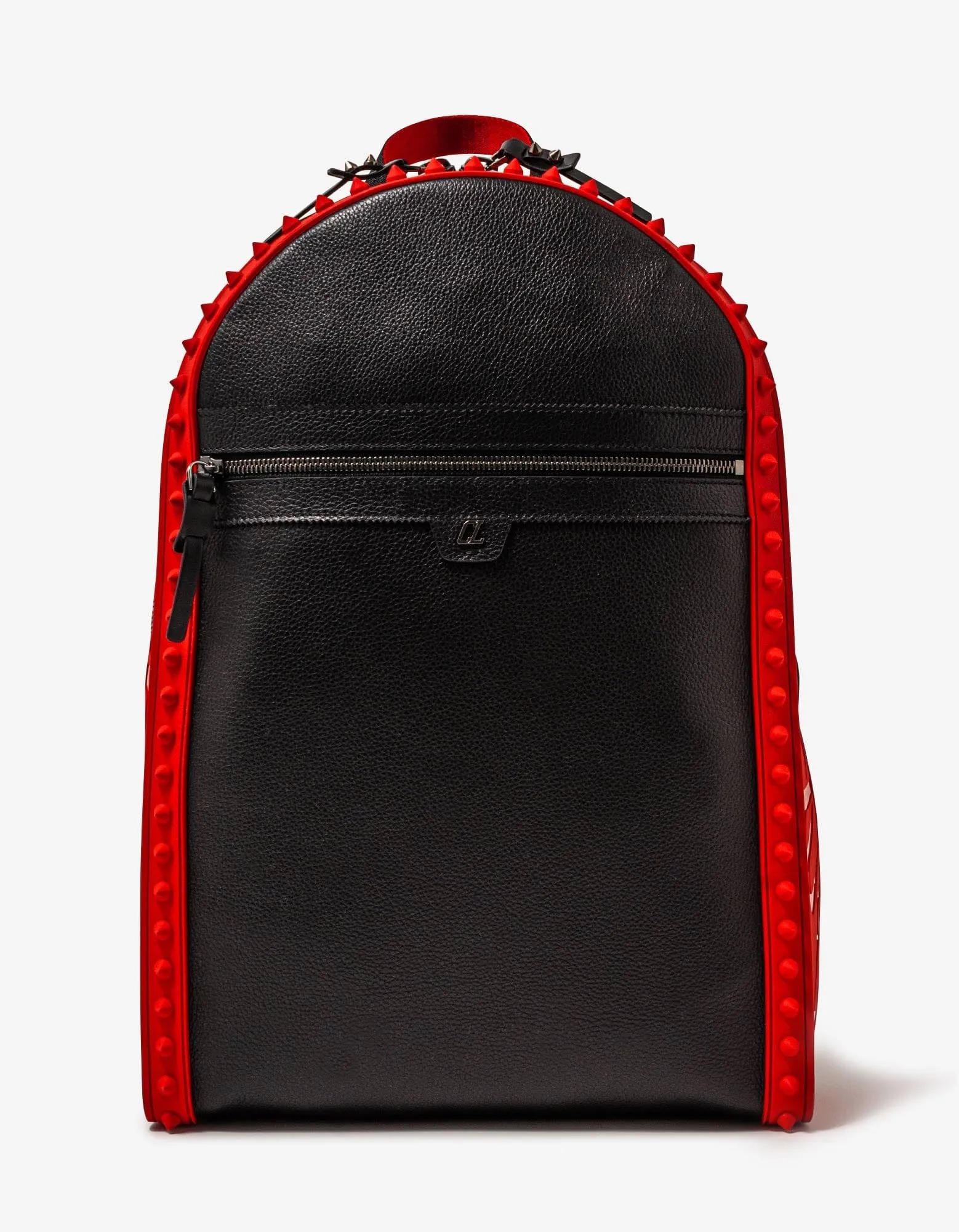 Christian Louboutin Backparis Black Leather Backpack