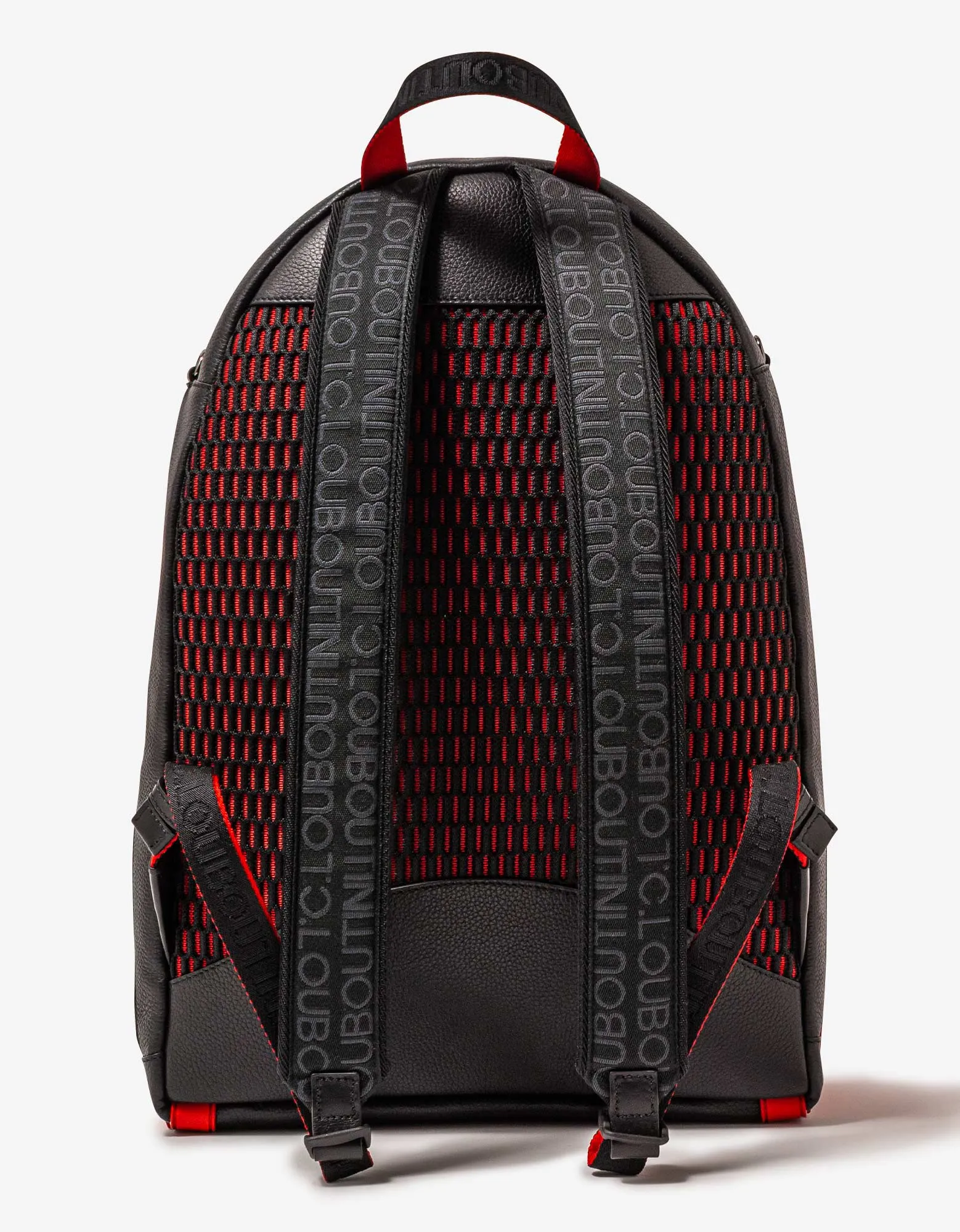 Christian Louboutin Backparis Black Leather Backpack