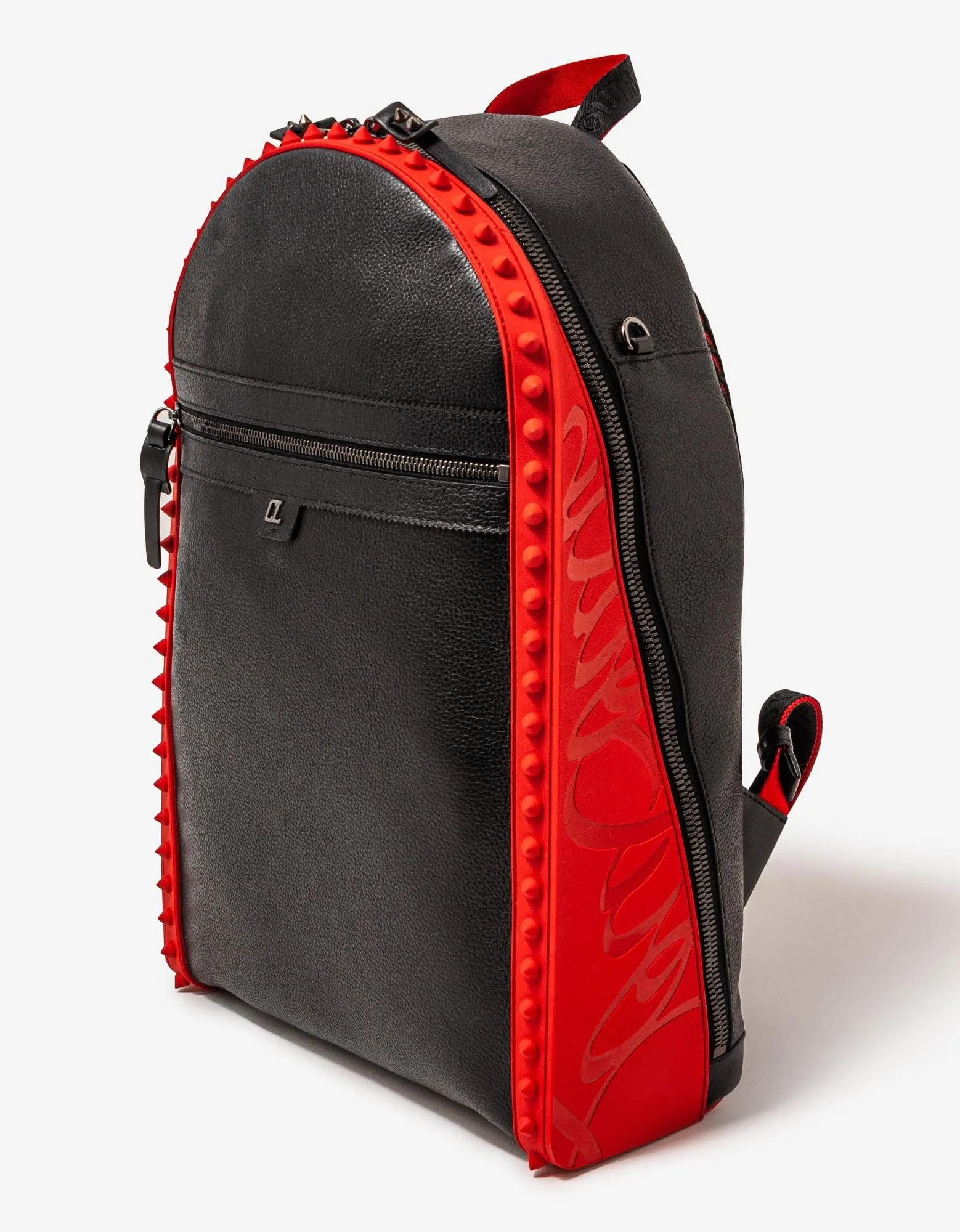 Christian Louboutin Backparis Black Leather Backpack
