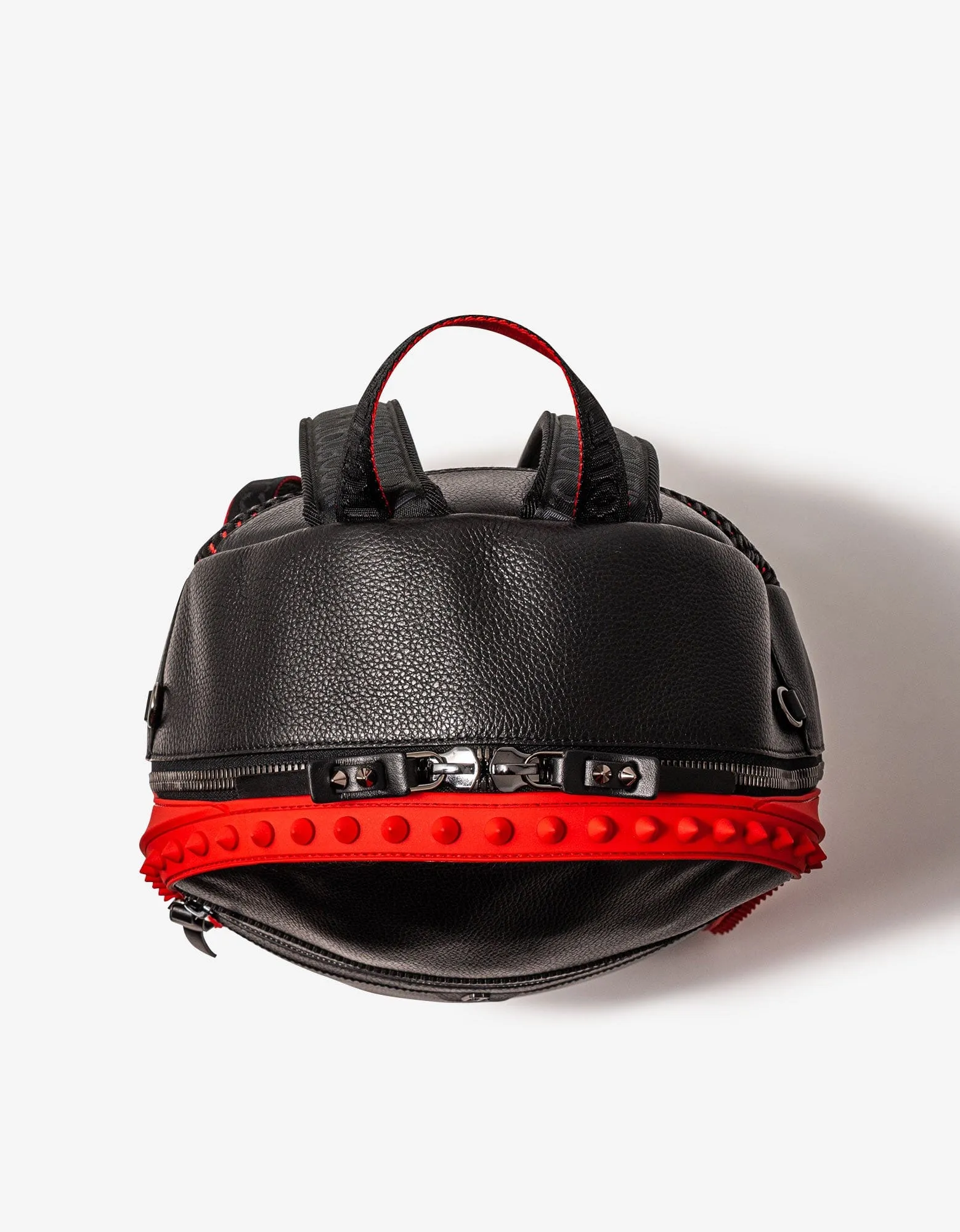 Christian Louboutin Backparis Black Leather Backpack