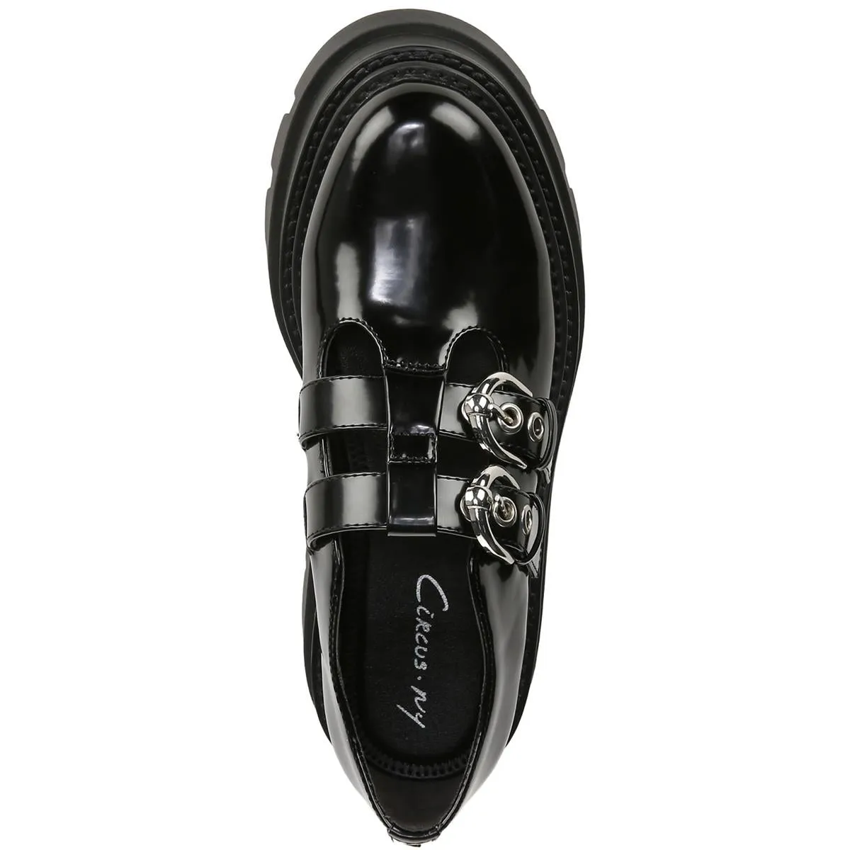 Circus by Sam Edelman Womens Bryce Buckle Block Heel Mary Janes