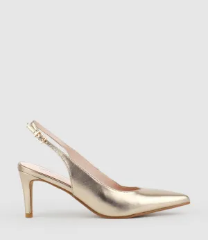 DIANA75 Slingback Pump in Rosegold