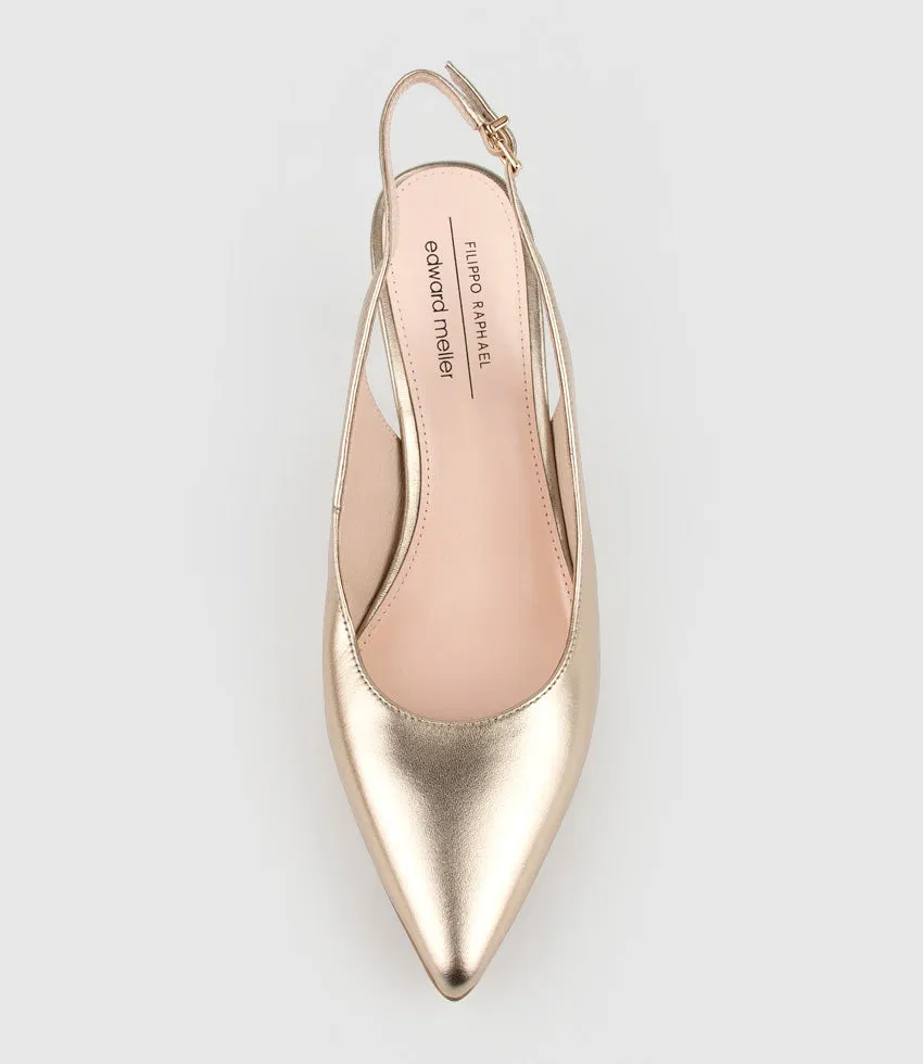 DIANA75 Slingback Pump in Rosegold