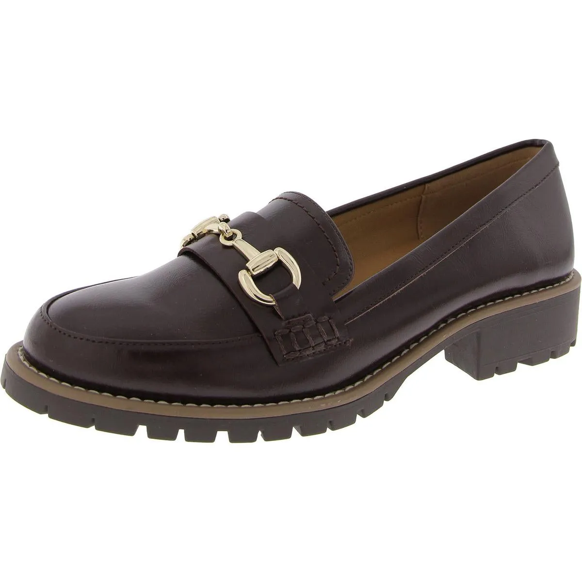 DV By Dolce Vita Womens Celeste Faux Leather Slip On Loafers