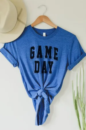 Game Day Cool Blue Graphic Tee