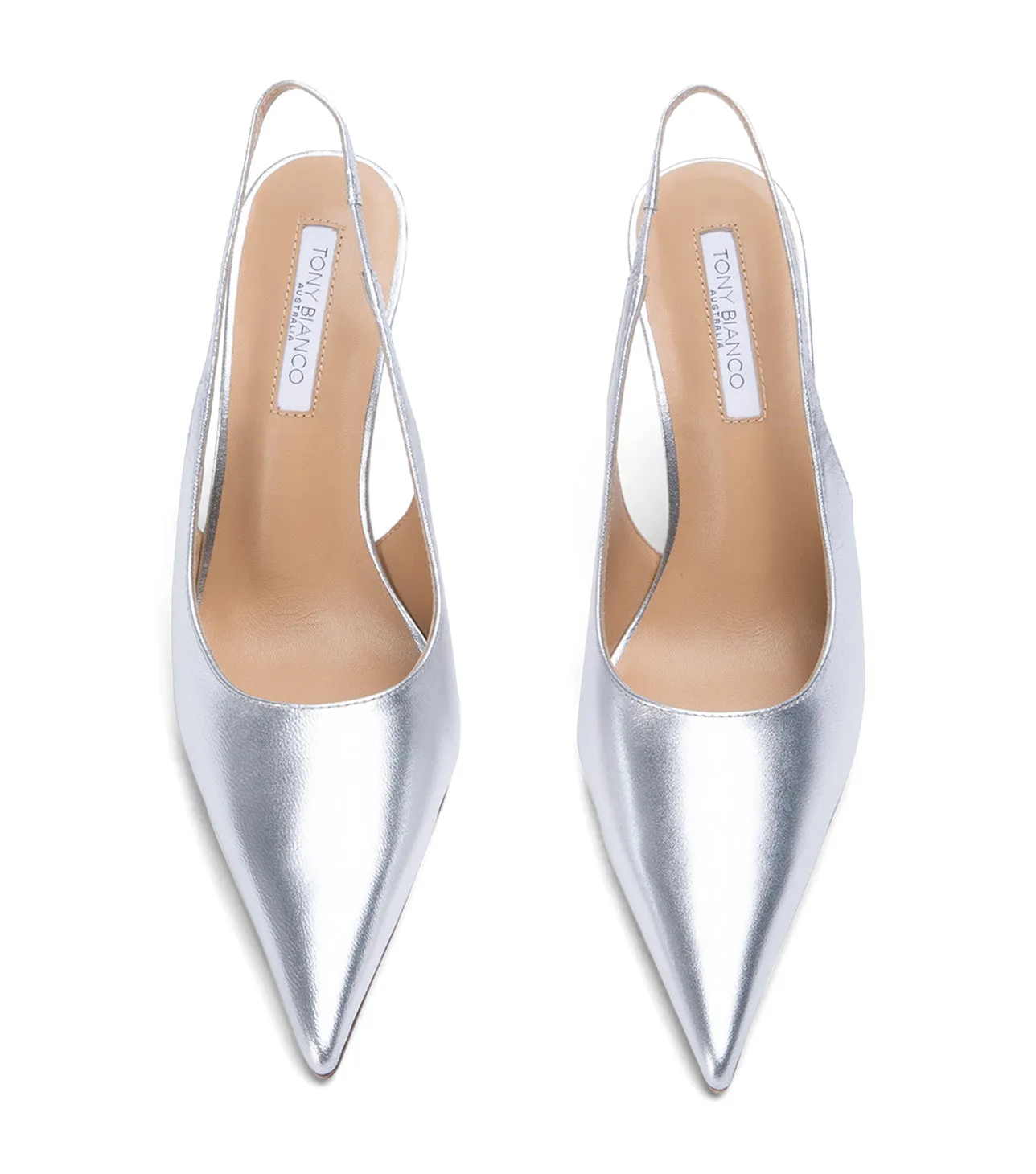 Ivy Silver Nappa Metallic