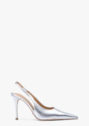 Ivy Silver Nappa Metallic