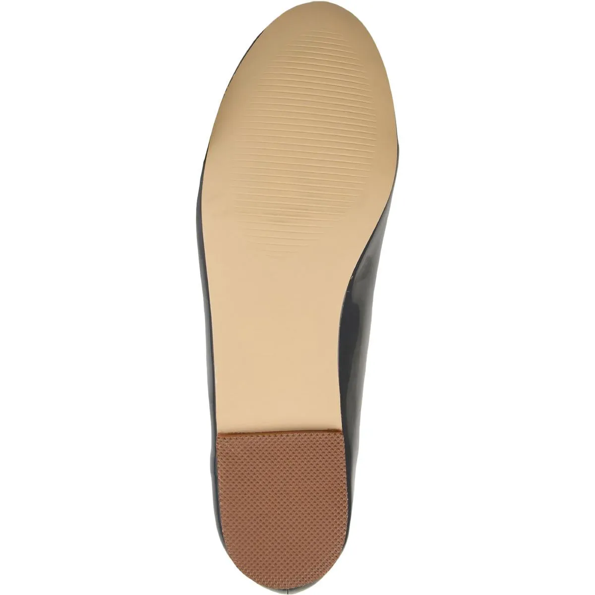 Journee Collection Womens Kim Patent Slip On Ballet Flats