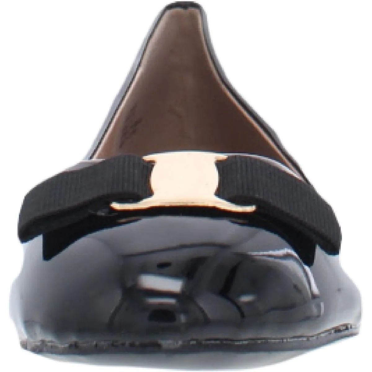 Journee Collection Womens Kim Patent Slip On Ballet Flats