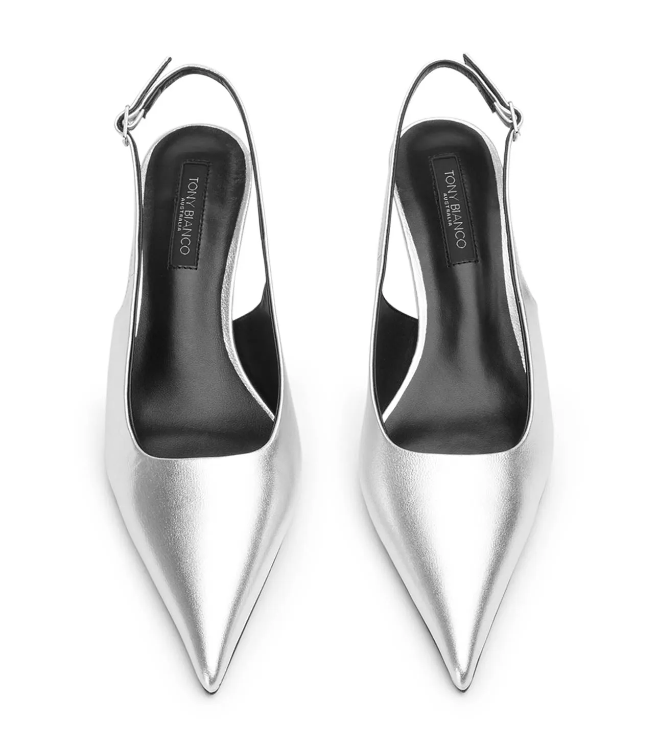 Kourt Silver Nappa Metallic