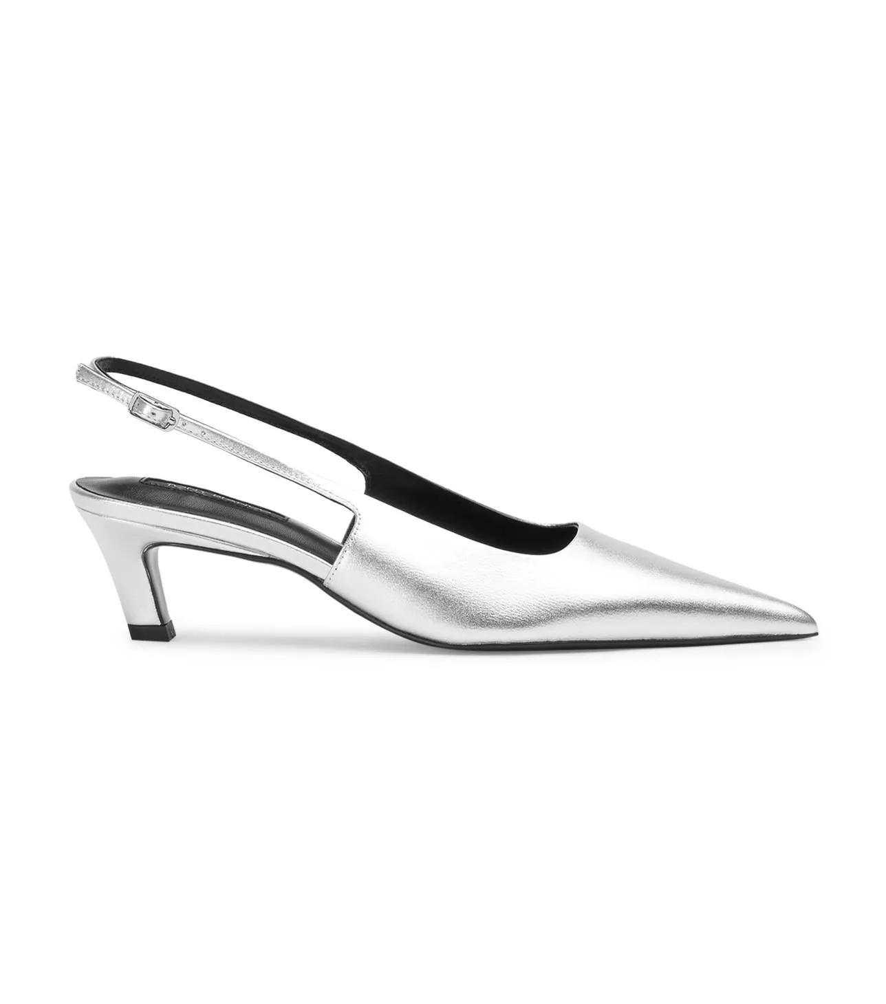 Kourt Silver Nappa Metallic