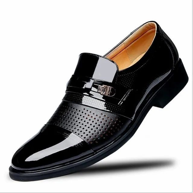Men's Oxfords Dress Shoes Leather Loafers Vintage Classic British Wedding Daily Office