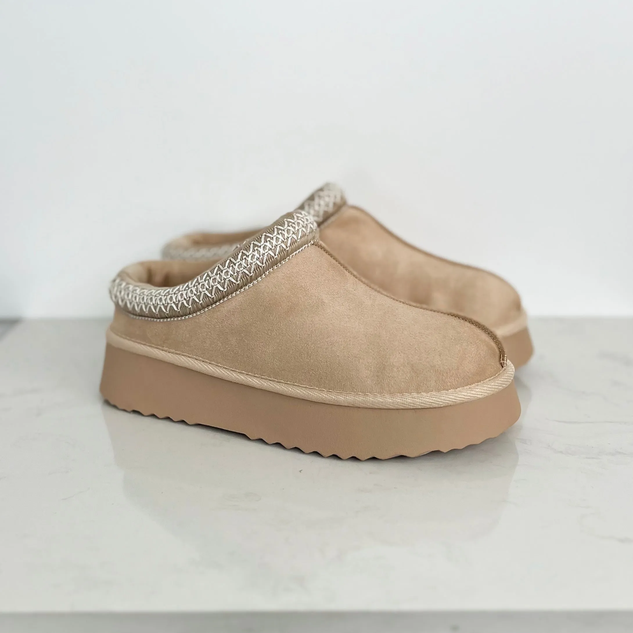 MIA Kinda My Thing Faux Suede Platform Slip Ons - 4 colors!