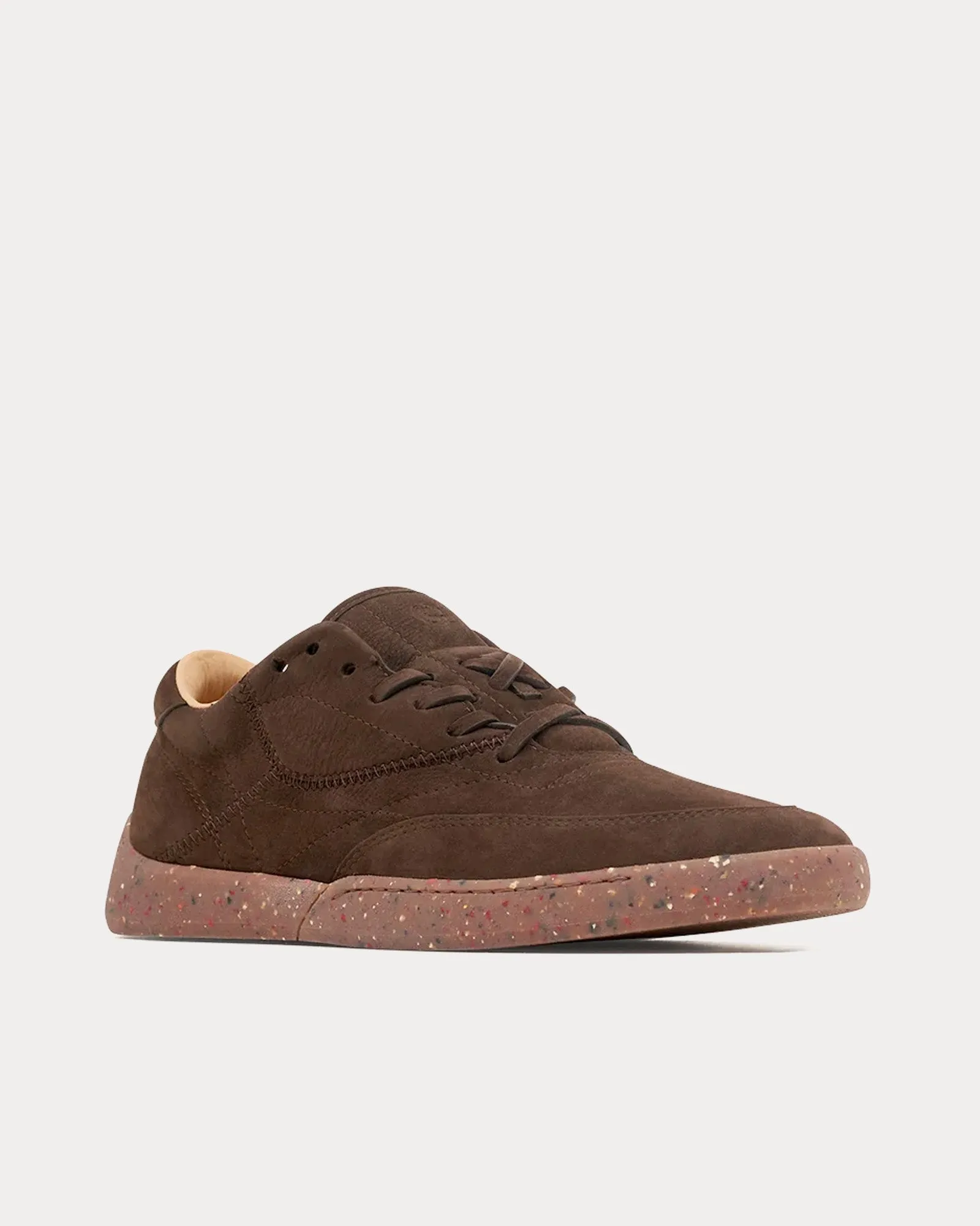 Ohio Nubuck Dark Chocolate Low Top Sneakers