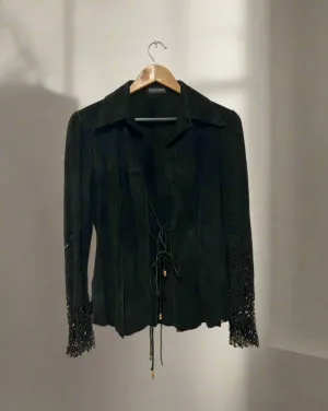 Roberto Cavalli Suede 1999 Fall Winter Jacket