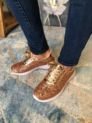 Sparkle Gold Sneakers
