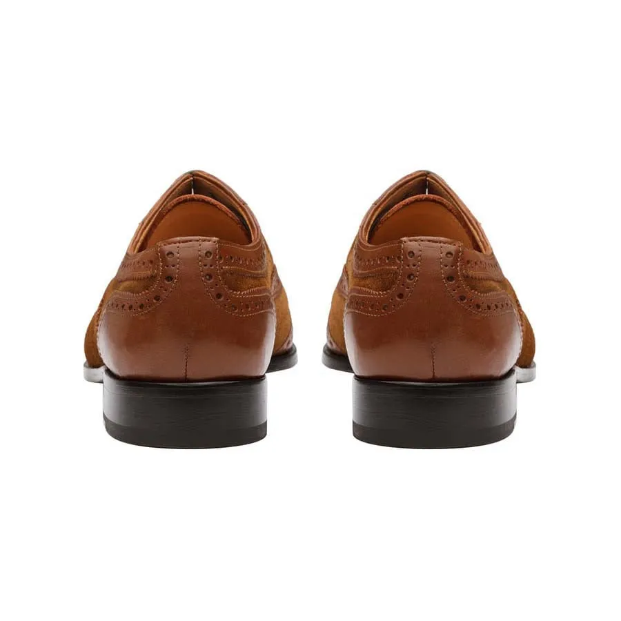 Tan Combination Gladiator Oxfords