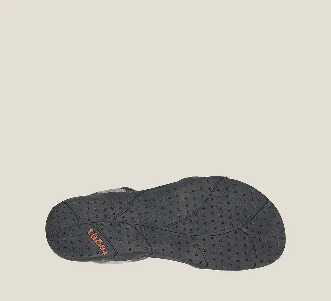 Taos Trophy 2 Sandal Grey Embossed Women's