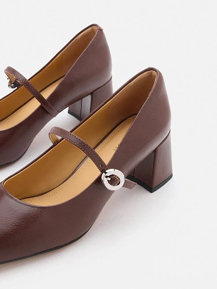 Tasha Block Heel Mary Janes