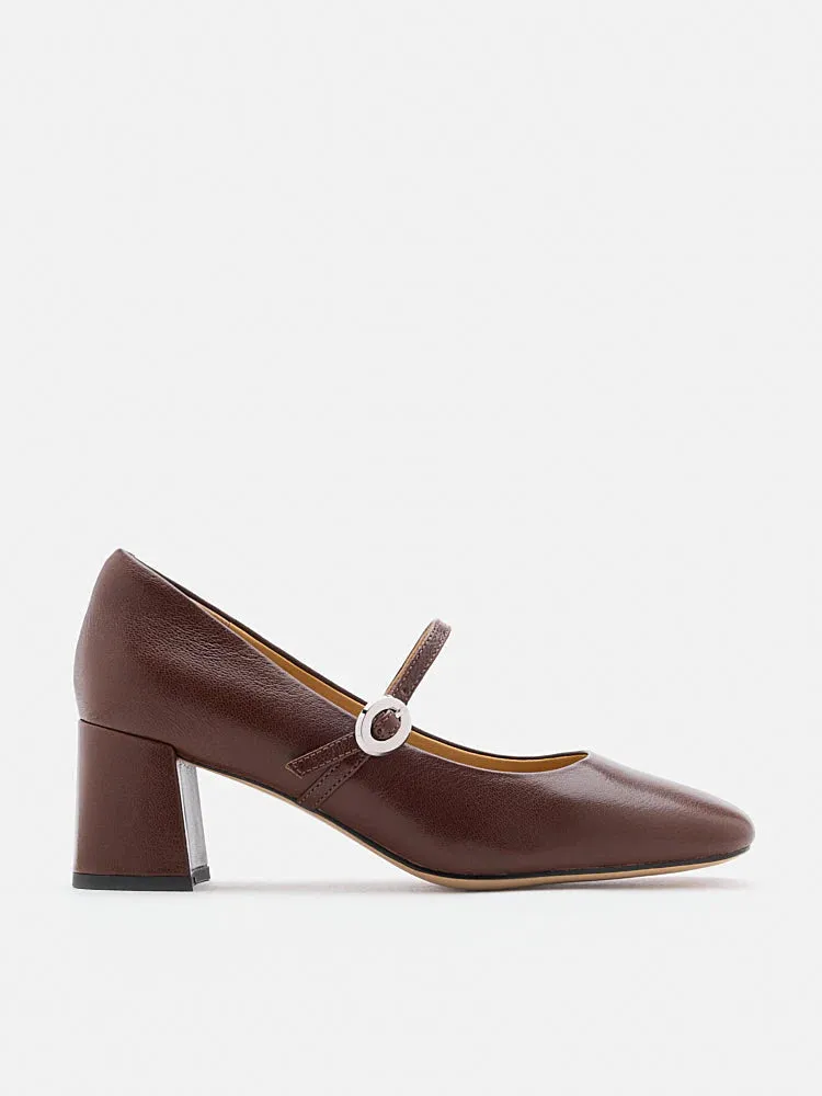 Tasha Block Heel Mary Janes