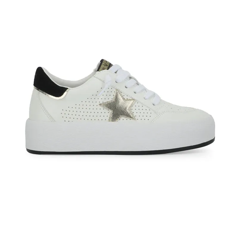 Vintage Havana Ream 5 - Gold & White Sneakers