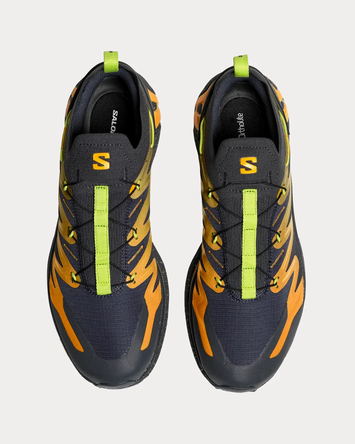 XT-Rush 2 Ebony / Blazing Orange / Bright Lime Green Low Top Sneakers
