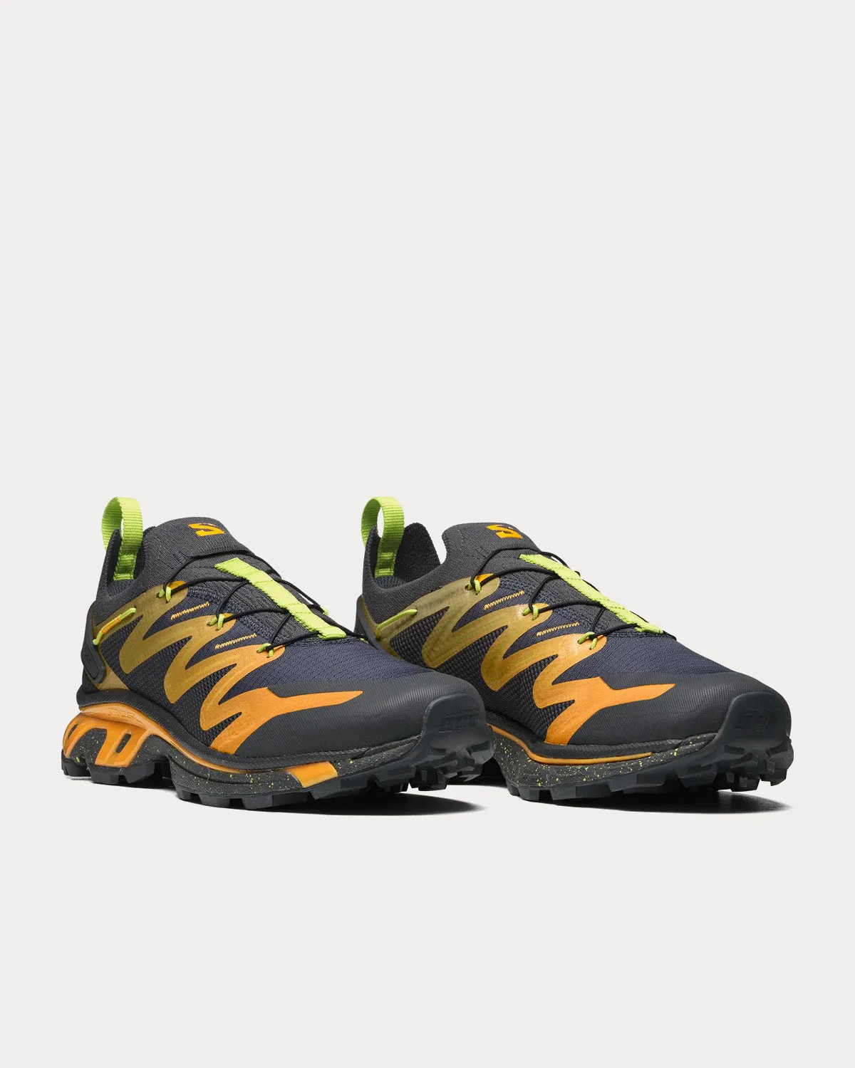 XT-Rush 2 Ebony / Blazing Orange / Bright Lime Green Low Top Sneakers