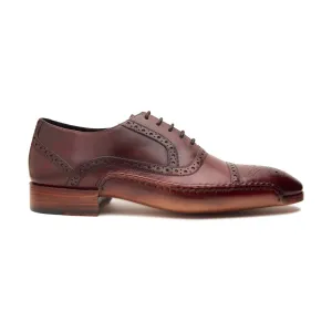 Zanobi, Capatoe Oxford - Bordeaux Patina | Opanka Construction | Contemporary Classics