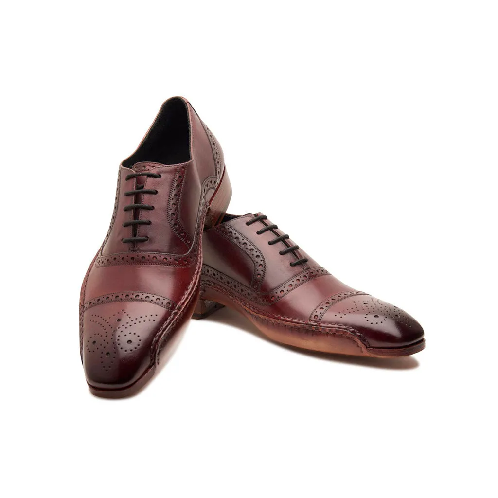 Zanobi, Capatoe Oxford - Bordeaux Patina | Opanka Construction | Contemporary Classics